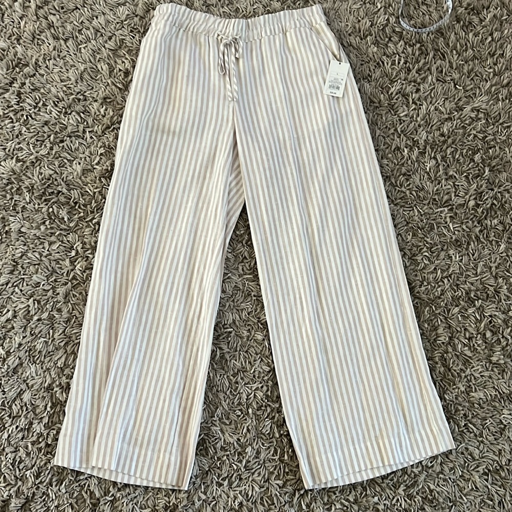 Target, striped, linen pants, a new day